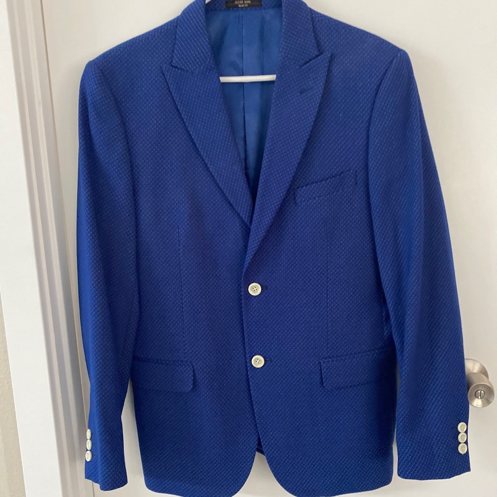 Blue suit